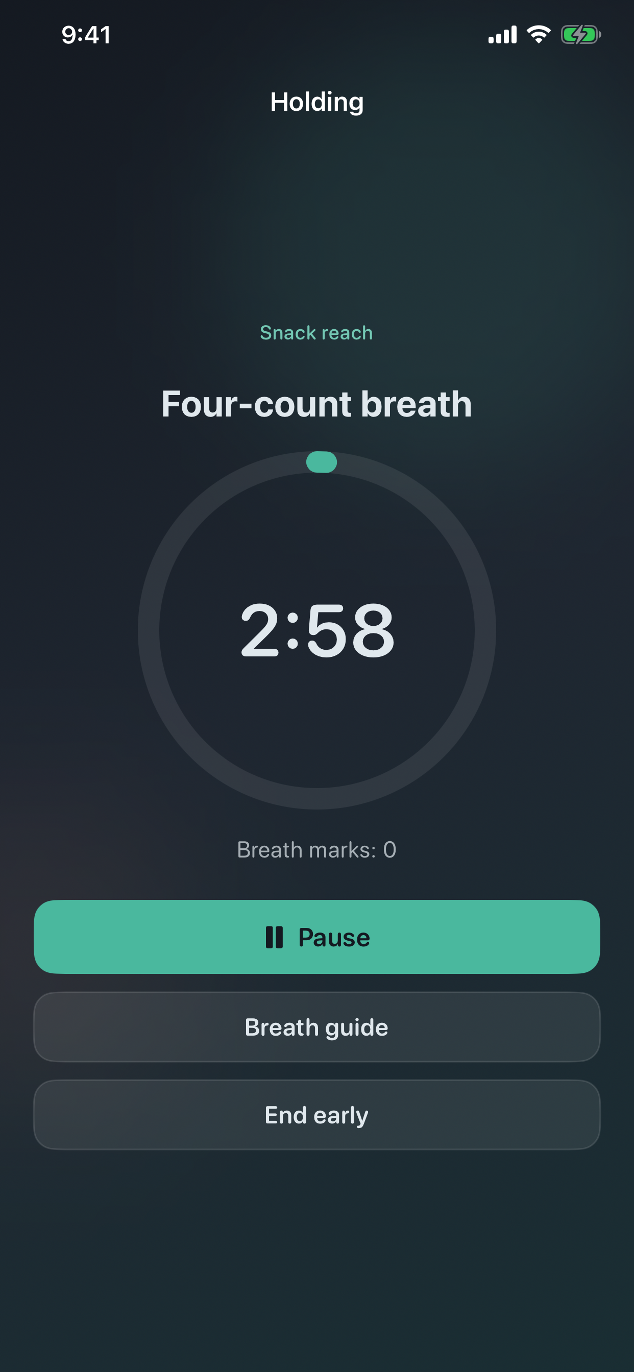 Hold session timer